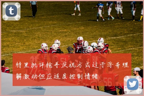 特里批评枪手庆祝方式过于浮夸理解激动但应适度控制情绪